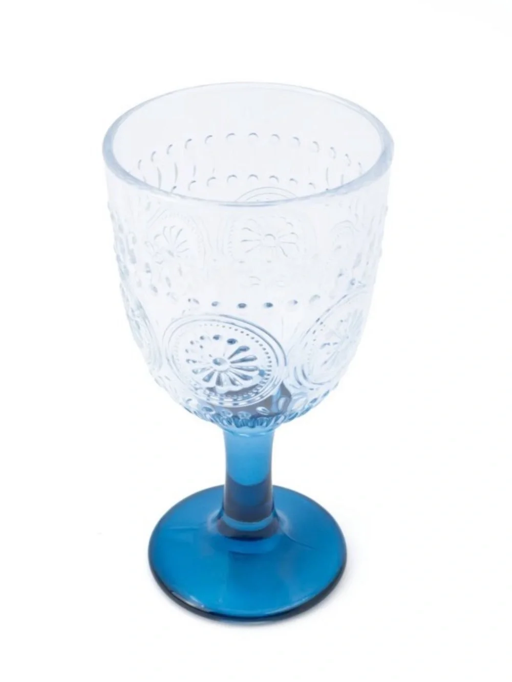 Set of 2 Goblets with Blue Stem, 4th of July Target Bullseye Playground 2026